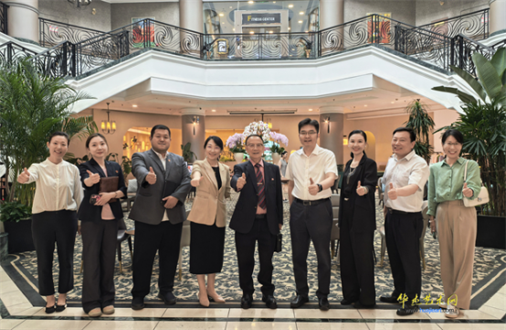 北京中银管理层领导莅临港澳台美协参观指导
