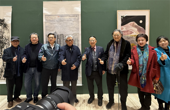 港澳台美协主席蔡豪杰出席第三届中国画学会展开幕典礼并致辞