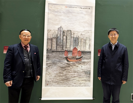 港澳台美协主席蔡豪杰出席第三届中国画学会展开幕典礼并致辞